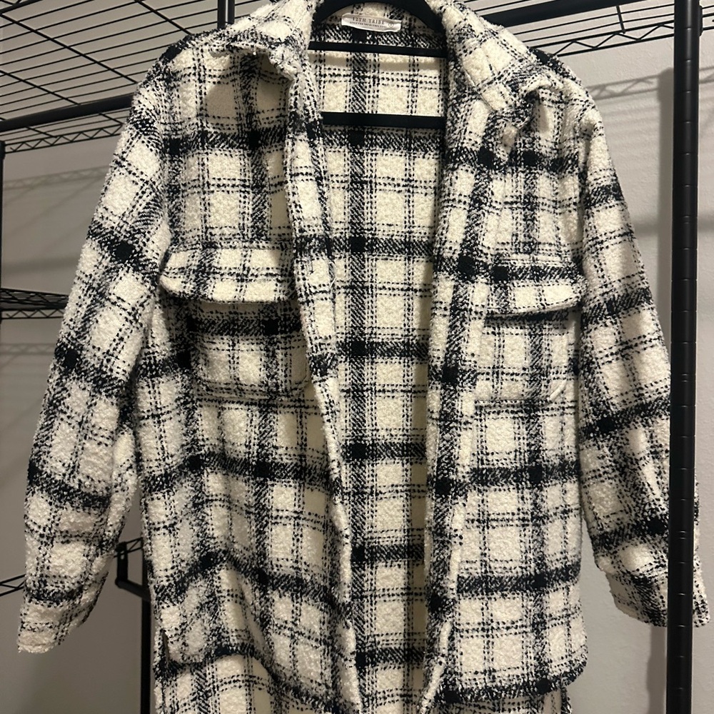 12th Tribe Monochrome Checkered Jacket